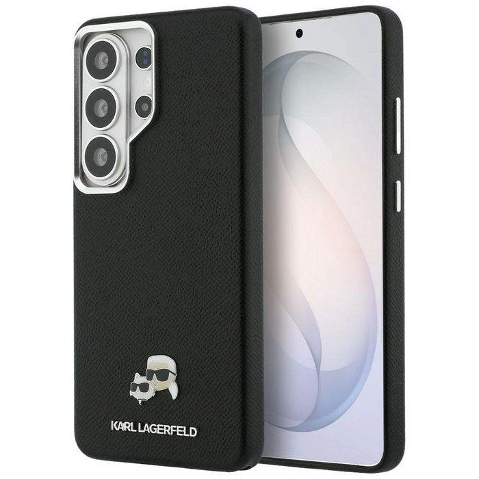 Karl Lagerfeld Saffiano KC Metal Logo MagSafe Samsung Galaxy S26 Ultra black