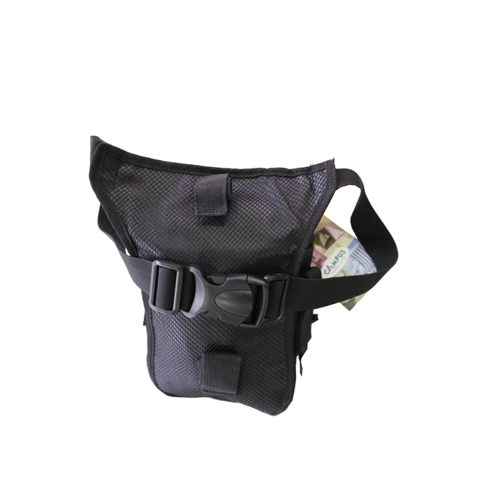 Campus Waist/Thigh Moto Bag - Black