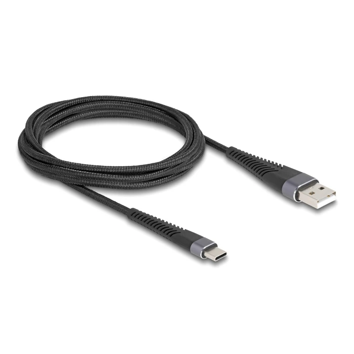 Καλώδιο USB Delock Σε USB-C 81122, 60W, 480Mbps, 2M, Μαύρο