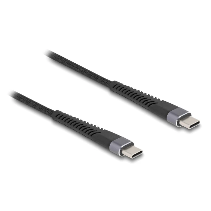 Καλώδιο USB-C Delock 81124, 60W, 480Mbps, 1M, Μαύρο