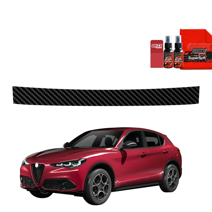 GrizzGlass BodyShield Carbon boot sill film for Alfa Romeo Stelvio (2023-2025)