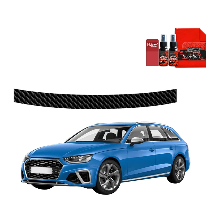 GrizzGlass BodyShield Carbon boot sill film for Audi A4 Avant (2019-2024)
