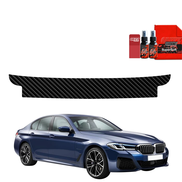 GrizzGlass BodyShield Carbon boot sill film for BMW 5 G30 Sedan (2023-2025)