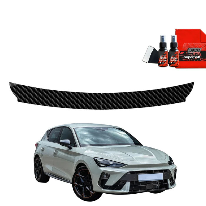 GrizzGlass BodyShield Carbon boot sill film for Cupra Leon Hatchback (2024-2025)