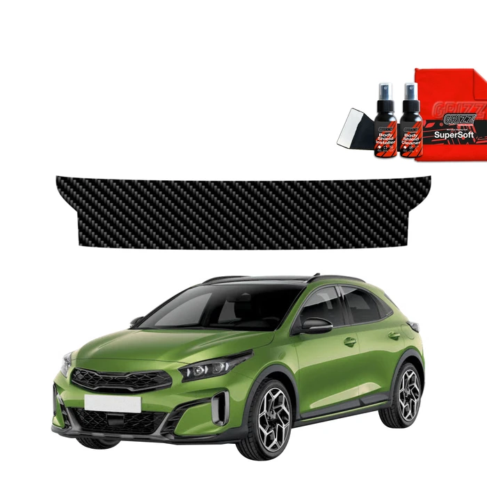 GrizzGlass BodyShield Carbon boot sill film for Kia XCeed (2022-2025)