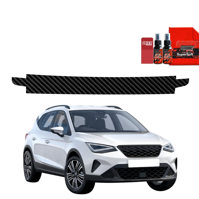 GrizzGlass BodyShield Carbon boot sill film for Seat Arona (2021-2025)