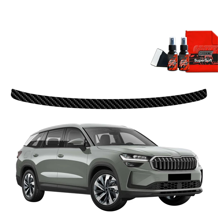 GrizzGlass BodyShield Carbon boot sill film for Skoda Kodiaq 2 (2024-2025)