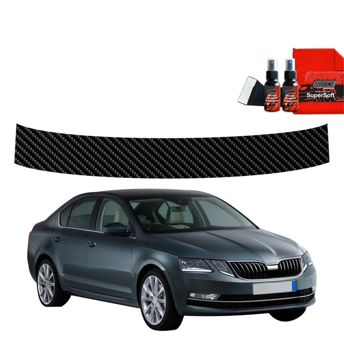 GrizzGlass BodyShield Carbon boot sill film for Skoda Octavia 3 (2017-2020)