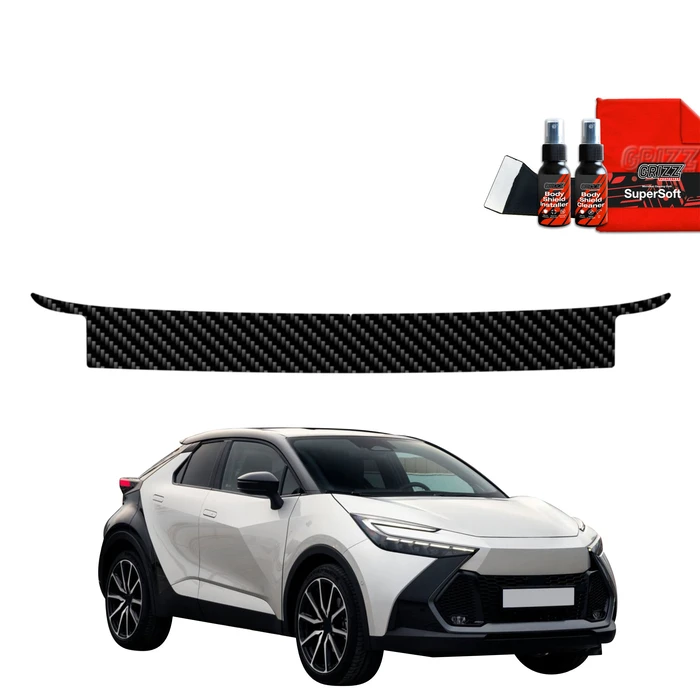 GrizzGlass BodyShield Carbon boot sill film for Toyota C-HR (2023-2025)