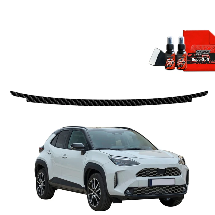 GrizzGlass BodyShield Carbon boot sill film for Toyota Yaris Cross (2021-2025)