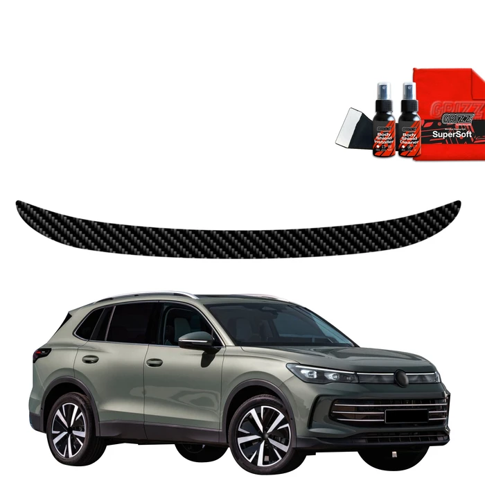 GrizzGlass BodyShield Carbon boot sill film for Volkswagen VW Tiguan 3 (2024-2025)
