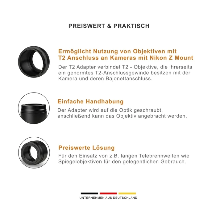 Walimex Ring Adapter T2 for Nikon Z-Mount