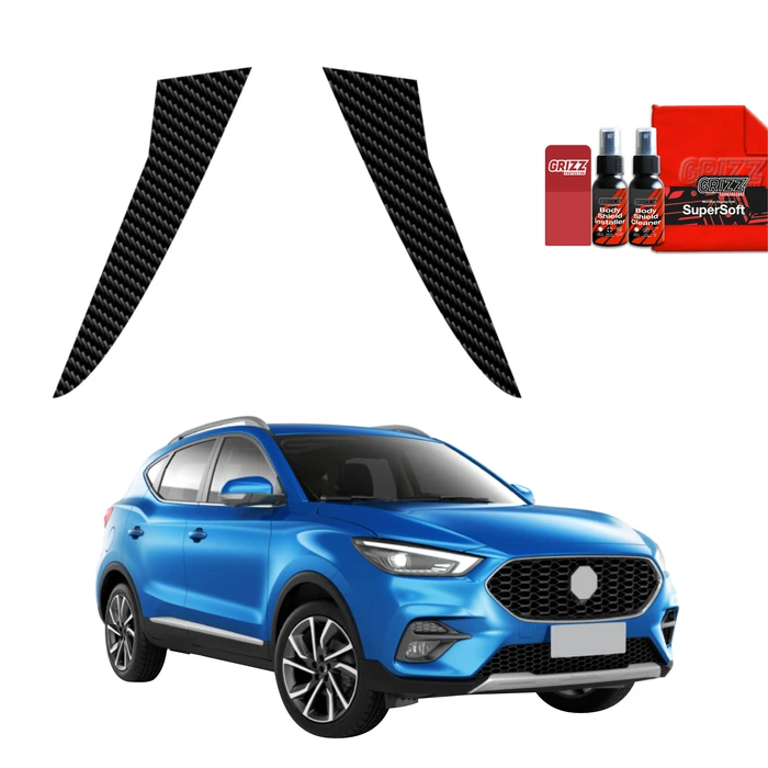 GrizzGlass BodyShield Carbon pillar film for MG ZS Classic (2019-2025) [2in1]