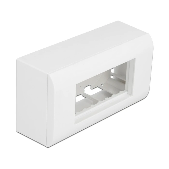 Επιτοίχιο Περίβλημα Delock για modules Easy 45 81333, 152x82mm, λευκό