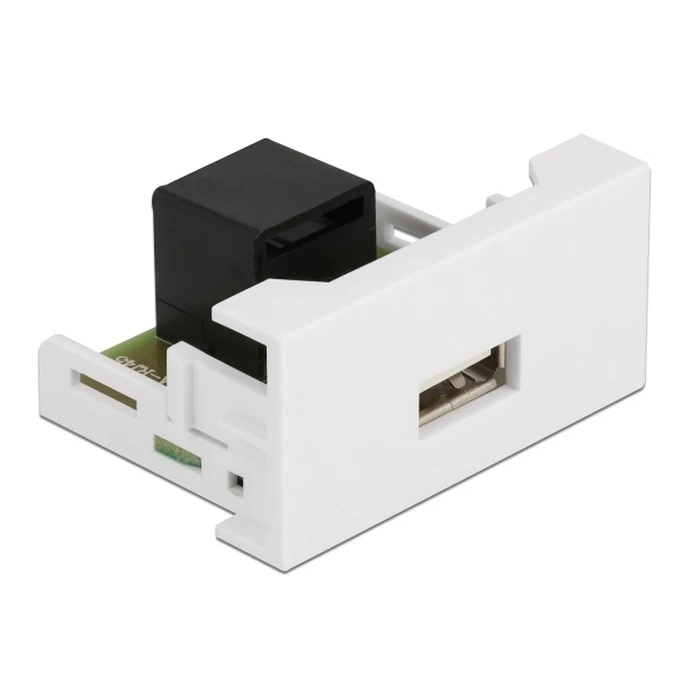 Αξεσουάρ Δικτύου Delock USB σε RJ45 Easy 45 81344, 22.5x45mm, λευκό