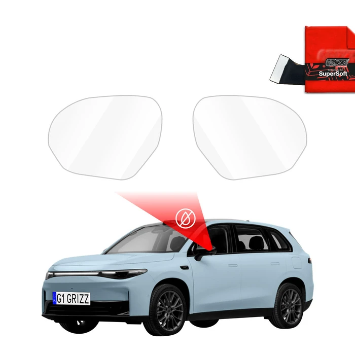 GrizzGlass ZeroDrop Rain-repellent mirror film for Leapmotor C10 (2025)