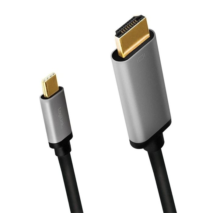 Καλώδιο Logilink Usb-C To HDMI , 4k 60hz, Alu, 1.8m