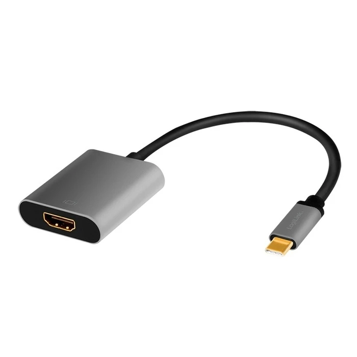 Αντάπτορας Logilink Usb-C To Hdmi/F , 4k/60hz, Alu, 0.15m