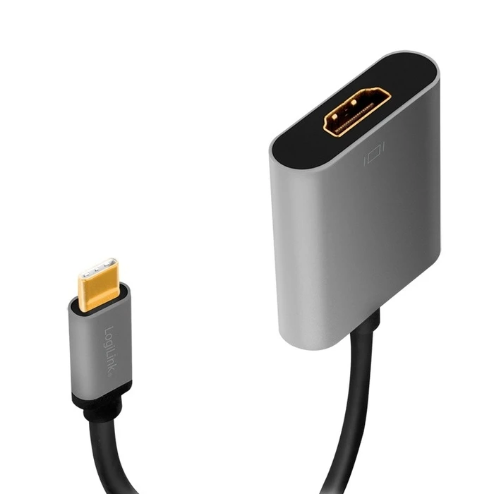 Αντάπτορας Logilink Usb-C To Hdmi/F , 4k/60hz, Alu, 0.15m