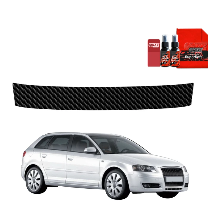 GrizzGlass BodyShield Carbon boot sill film for Audi A3 8P Hatchback 5D (2008-2012)