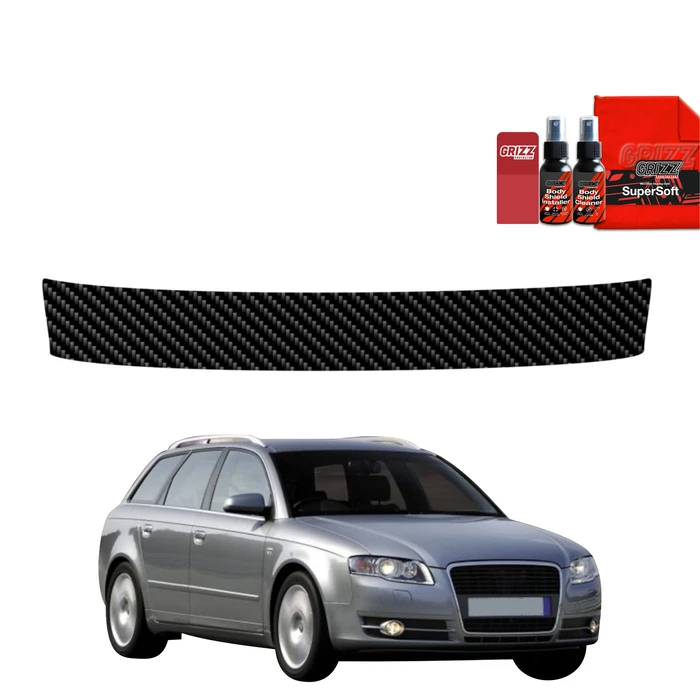 GrizzGlass BodyShield Carbon boot sill film for Audi A4 B7 Avant (2004-2008)