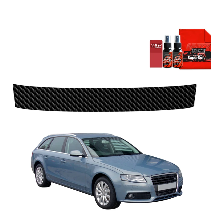 GrizzGlass BodyShield Carbon boot sill film for Audi A4 B8 Avant (2007-2011)