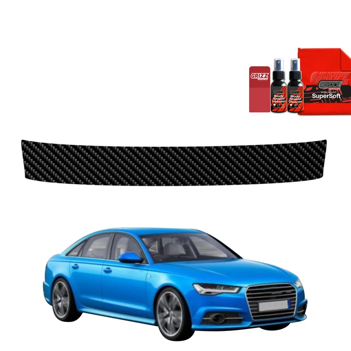 GrizzGlass BodyShield Carbon boot sill film for Audi A6 C7 Sedan Facelifting (2014-2018)