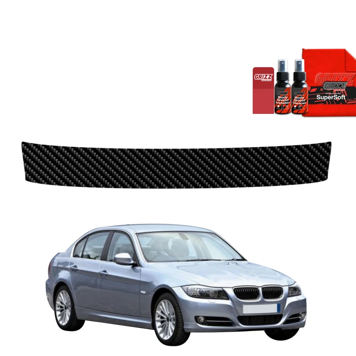 GrizzGlass BodyShield Carbon boot sill film for BMW 3 E90 Sedan Pre-LCI (2004-2008)