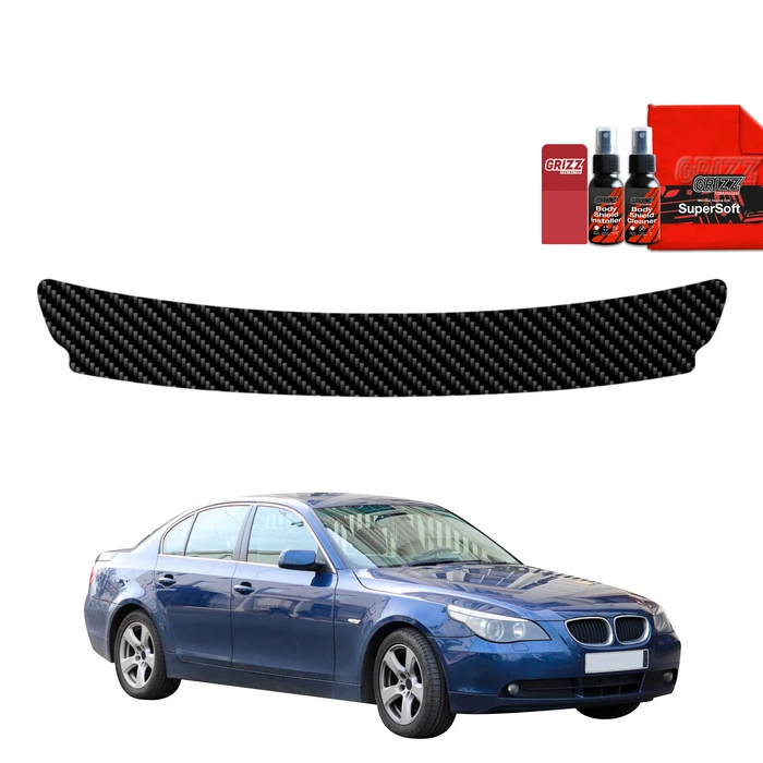 GrizzGlass BodyShield Carbon boot sill film for BMW 5 E60 Sedan PreLCI (2003-2007)