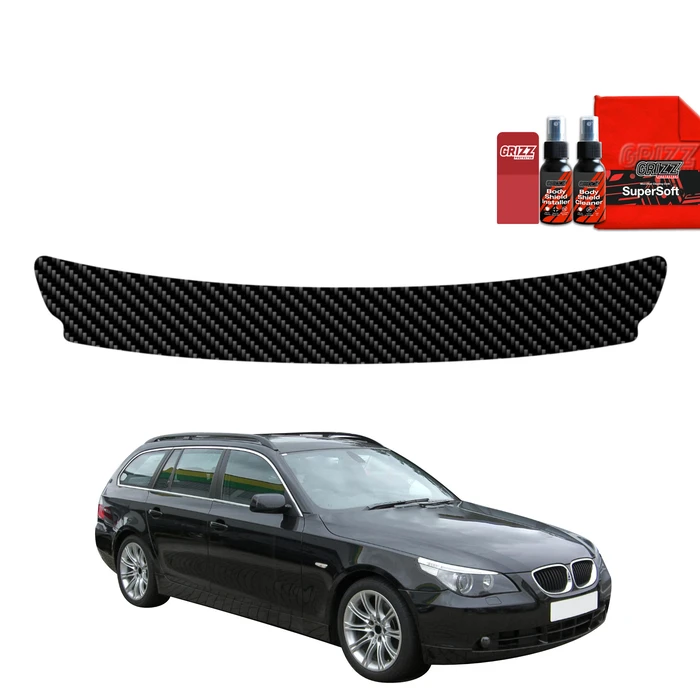 GrizzGlass BodyShield Carbon boot sill film for BMW 5 E61 Kombi PreLCI (2003-2007)