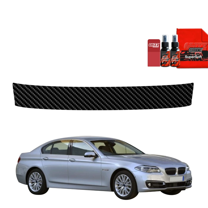 GrizzGlass BodyShield Carbon boot sill film for BMW 5 F10 Sedan LCI (2012-2017)