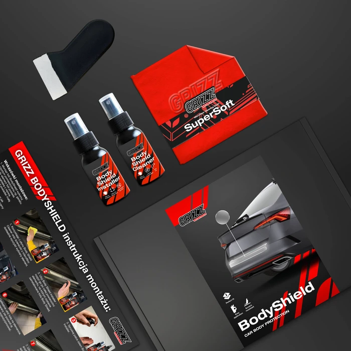 GrizzGlass BodyShield Carbon boot sill film for Opel Astra J Kombi 5D (2012-2015)