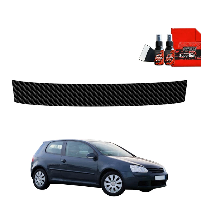 GrizzGlass BodyShield Carbon boot sill film for Volkswagen Golf 5 Hatchback 3D (2003-2009)