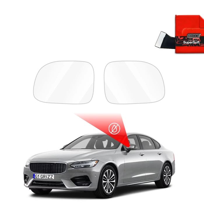 GrizzGlass ZeroDrop Rain-repellent mirror film for Volvo S90 (2016-2020)