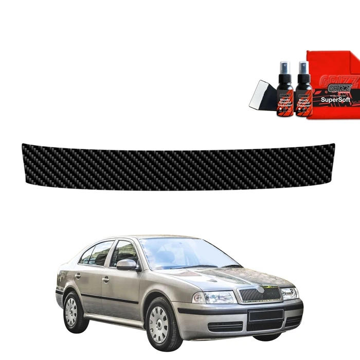 GrizzGlass BodyShield Carbon boot sill film for Skoda Octavia (1996-2010)