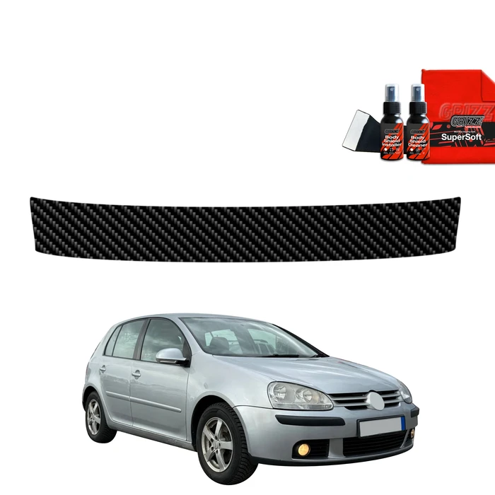 GrizzGlass BodyShield Carbon boot sill film for Volkswagen Golf 5 Hatchback 5D (2003-2009)
