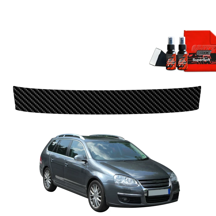 GrizzGlass BodyShield Carbon boot sill film for Volkswagen Golf 5 Variant (2003-2009)