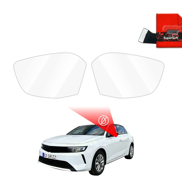 GrizzGlass ZeroDrop Rain-repellent mirror film for Opel Astra (2025)