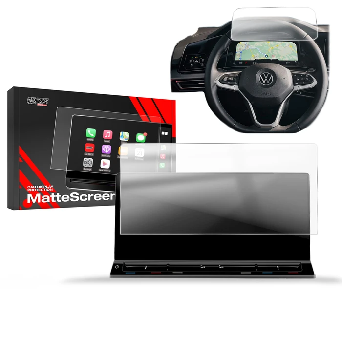 GrizzGlass CarDisplay Protection Matte film for Volkswagen VW Multivan T7 10" (2021-2024) [2in1]