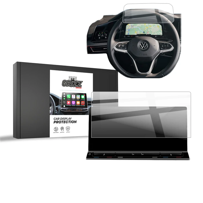 GrizzGlass CarDisplay Protection Ceramic film for Volkswagen VW Multivan T7 10" (2021-2024) [2in1]