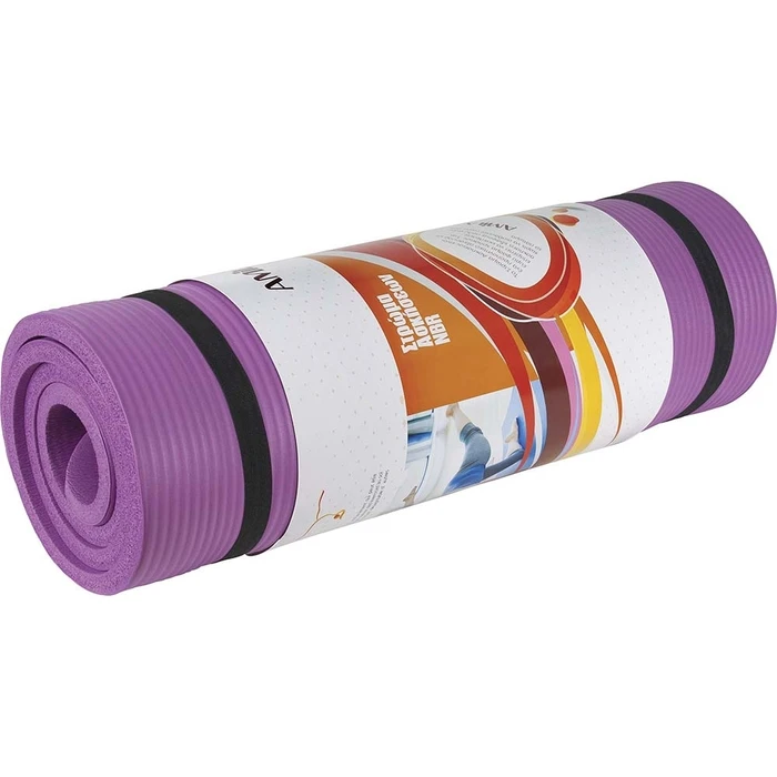 Στρώμα Γυμναστικής Amila NBR 15mm 80Kg 183cm Γκρι