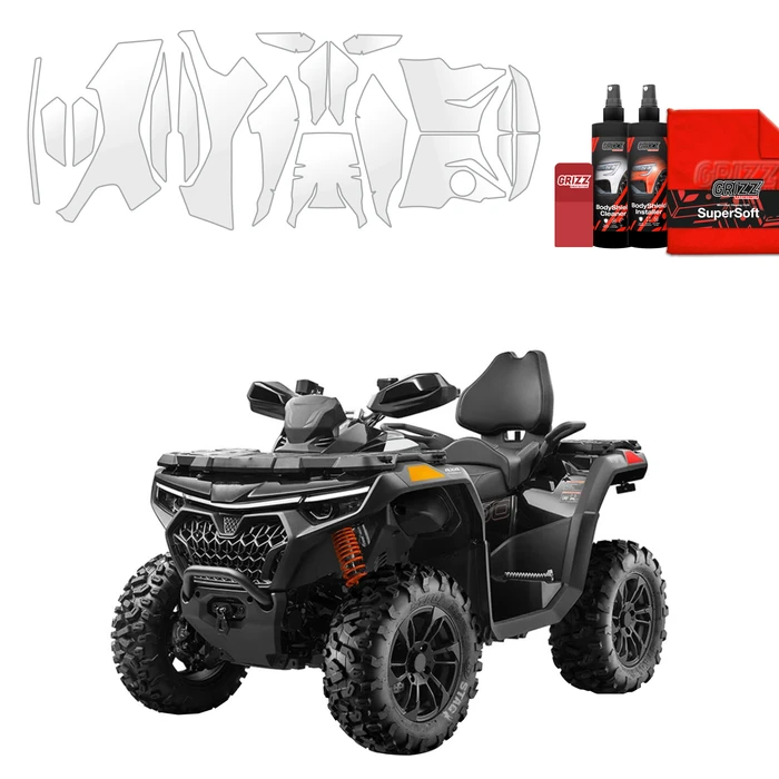 GrizzGlass BodyShield Protective film for CFMOTO CFORCE 1000 Touring (2024-2026) [20in1]