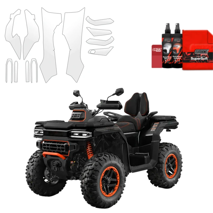 GrizzGlass BodyShield Protective film for CFMOTO Goes Terrox 1000 (2025-2026) [12in1]