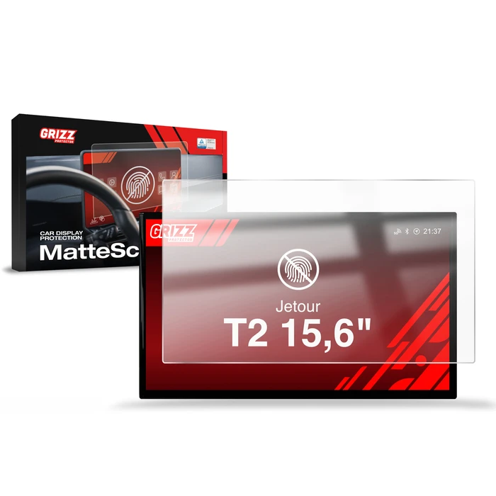GrizzGlass CarDisplay Protection Matte film for Jetour T2 15,6" (2025-2026)
