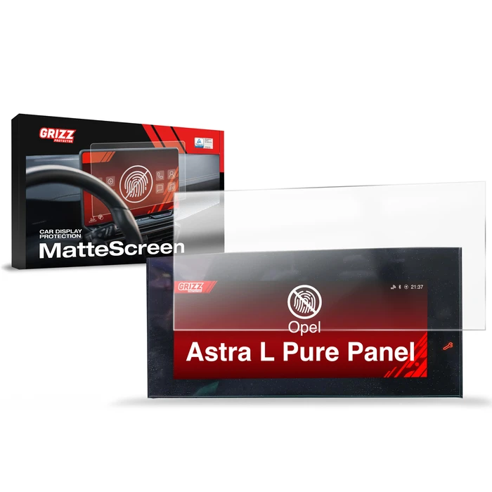 GrizzGlass CarDisplay Protection Matte film for Opel Astra L Pure Panel Virtual Cockpit (2021-2026)