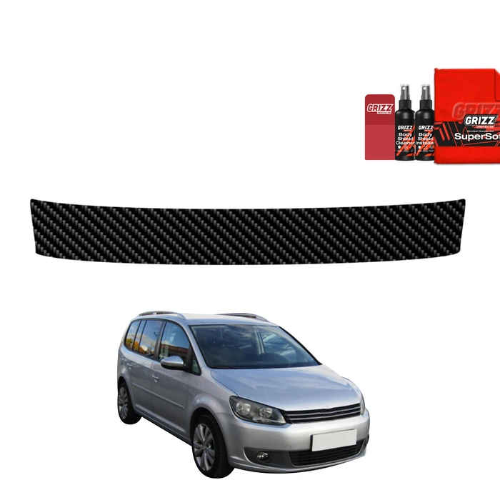 GrizzGlass BodyShield Carbon boot sill film for Volkswagen Touran I MPV 5D (2010-2015)