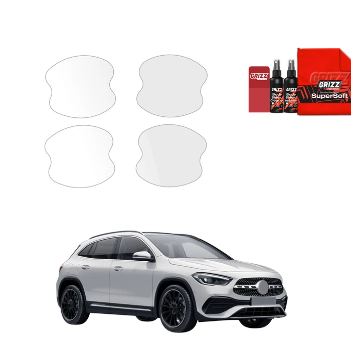 GrizzGlass BodyShield Protective film under door handles for Mercedes GLA 200 (2020-2026) [4in1]