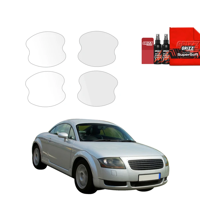 GrizzGlass BodyShield Protective film under door handles for Audi TT I gen (1998-2006) [4in1]