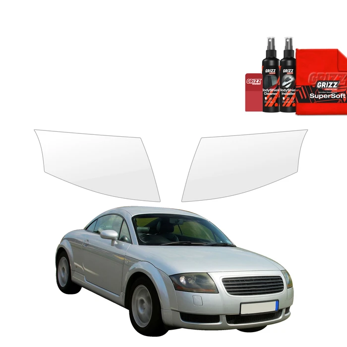 GrizzGlass BodyShield Front headlight protective film for Audi TT I gen (1998-2006) [2in1]