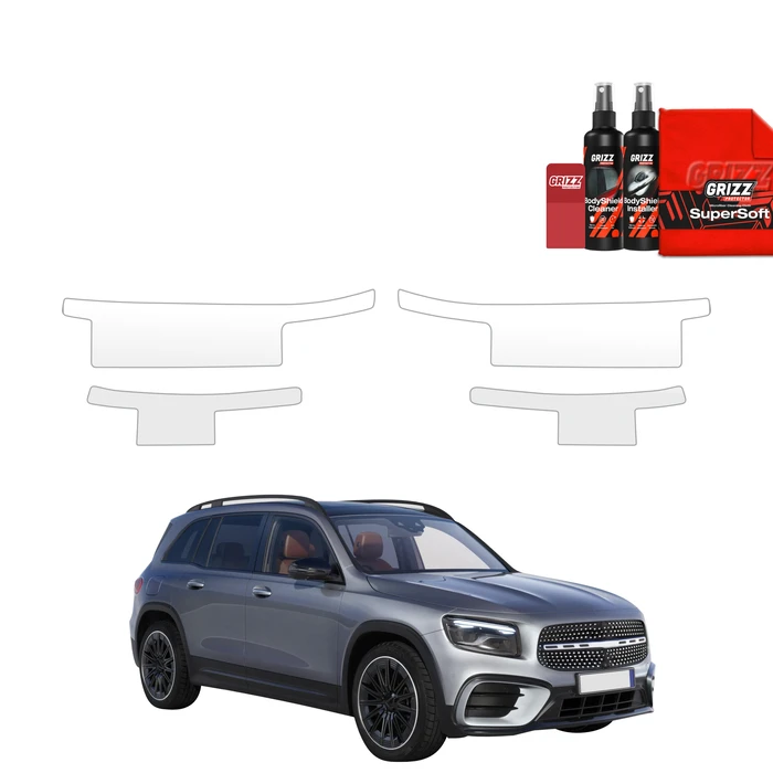 GrizzGlass BodyShield Protective door sill film for Mercedes GLB 200 (2023-2026) [4in1]